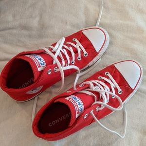 Converse mid-tops (red)